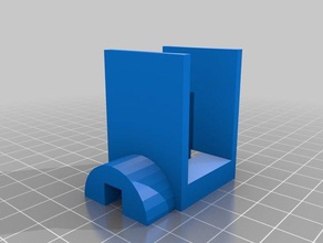 supporto del cavo 6 mm di lavoro office su misura 3d print model - Mito3D
