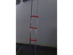 twinfeed tutucular elektronik anten besleme hattı merdiven radyo ikiz-kurşun 3d print model - Mito3D