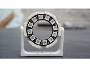 led ring holder electronics 3d print model - Mito3D
