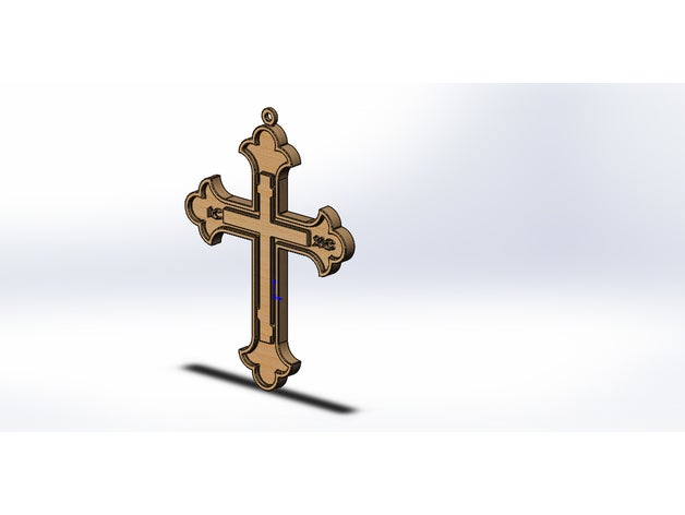 orthodox cross 3D print model - Mito3D