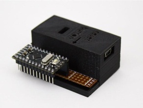 nano isp recinto la electrónica arduino cuadro alojamiento 3d print model - Mito3D