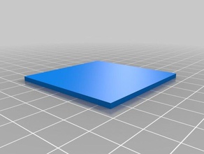 jesc calibration 50mmx50mmx2mm cube 3d printing 3d print model - Mito3D