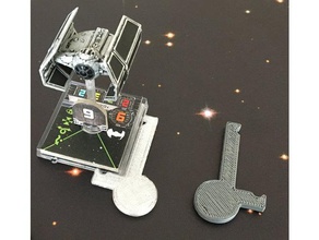 x-wing ship position marker toy & game accessories 3d print model - Mito3D
