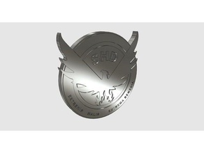 phoenix pièce de crédit jeton pièces et badges des agents monnaie massive la division ubisoft 3d print model - Mito3D