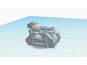 rt plasma tank Scharfrichter der Klasse v2 Spielzeug & Spiele epic30k epic40k zukünftige Fahrzeug 3d print model - Mito3D