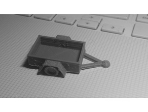 trailer Schlüsselanhänger Kasten Anhänger 3d print model - Mito3D