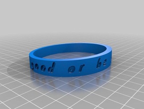 good bracelets customized 3d print model - Mito3D