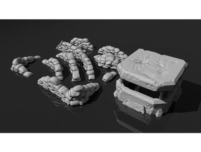 bunker & Sandsäcke Spiele 3d print model - Mito3D