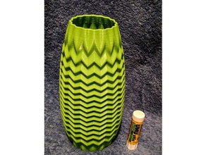 doubletwistvase2 decor container vase 3d print model - Mito3D