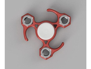 fidget spinner 3 8 Muttern mechanische Spielzeuge Ende cap 3d print model - Mito3D