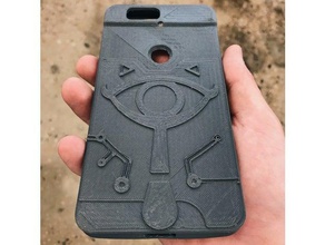 sheikah slate phone case mobile 3d print model - Mito3D