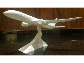 snap-fit passenger airplane vehicles 787 boeing 3d print model - Mito3D