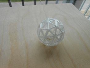 icoball decor home icosphere 3d print model - Mito3D