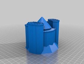 bubbly loch castle buildings & structures customized 3d print model - Mito3D