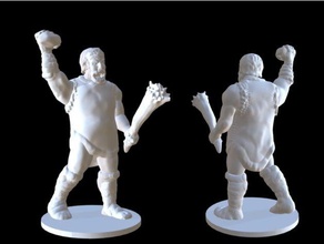 mountain giant 18mm Maßstab Spielzeug & Spiele gaming Riese ill gotten games der Miniatur opentactics tabletop wargaming 3d print model - Mito3D
