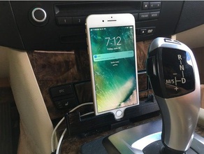 apple iphone 6 7 plus dock horizontal vertical bmw vehicles mobile phone e60 3d print model - Mito3D