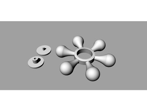 steel spinner toy & game accessories 3d print model - Mito3D