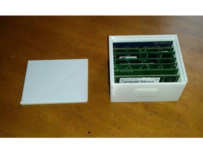 portátil de memoria ram sodimm la caja almacenamiento equipo 3d print model - Mito3D