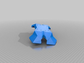 Roboter Fuß in der Robotik engineering inmoov 3d print model - Mito3D