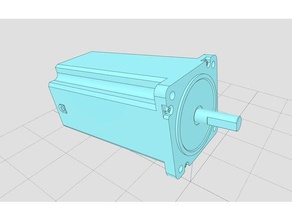 156mm nema 34 stepper motor engineering - Laufwerk Schrittmotor 3d print model - Mito3D