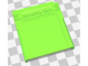 gameboy cero carro hueco juegos de video game boy pi 3d print model - Mito3D
