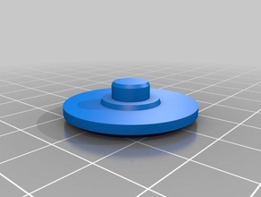 oversize spinner bouton neoballs cadavre trou 608 roulement passe-temps 3d print model - Mito3D