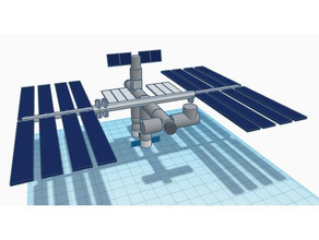stazione spaziale internazionale La stampa 3d 3d print model - Mito3D