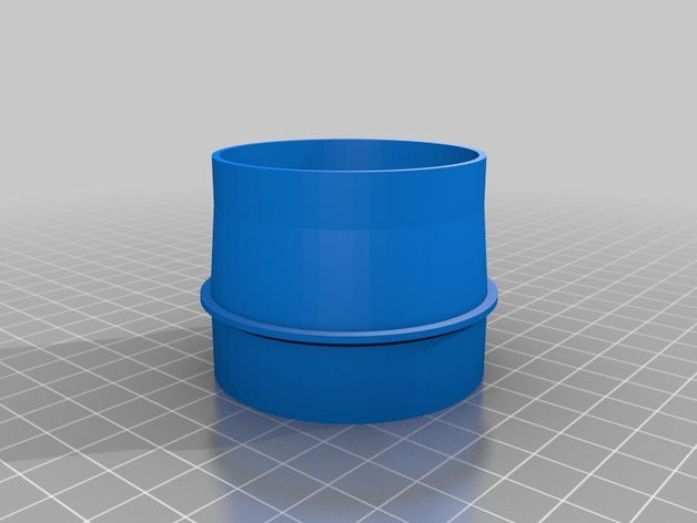 tubo adattatore 55mm od 58mm di diametro esterno parti su misura 3D print model - Mito3D