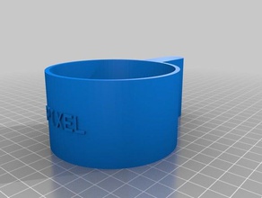 pixel's pet food scoop pets customized 3d print model - Mito3D