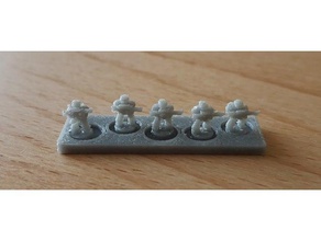 epic scale imperial guard infantry proxy - low poly games 40k 6mm epic epic40k epic scale imperial guard miniatures tabletop warhammer