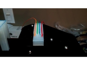 filament holder 3d printer accessories anet a8 clip 3d print model - Mito3D