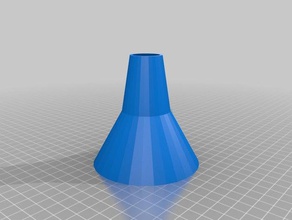 my customized wide-mouth funnel - 26mm tools 3d print model - Mito3D