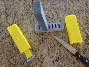 knife sharpening guide arca acuta hand tools sharpener 3d print model - Mito3D