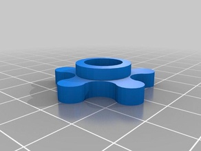 roda de polegar cama nivelamento tevo tarantula Impressora 3d acessórios 3d print model - Mito3D