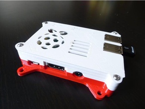 raspberry pi 3 - caso la electrónica 3d print model - Mito3D