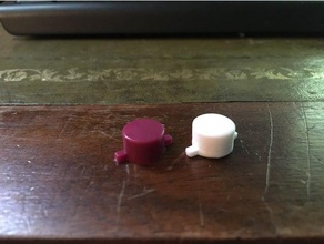 gameboy dmg button - improved video games 3d print model - Mito3D