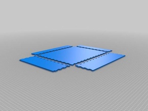 il mio personalizzato scatola di taglio laser organizzazione su misura 3d print model - Mito3D
