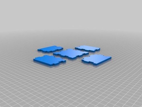 il mio personalizzato scatola di taglio laser organizzazione su misura 3d print model - Mito3D