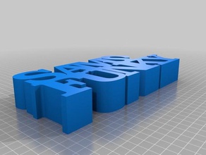 sams funky Skulptur Skulpturen kundengebundene 3d print model - Mito3D