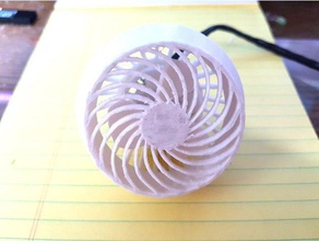 küçük hava sirkülasyon fanı araçlar soğutma diy 3d print model - Mito3D