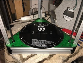 kossel 250 actualización de 310 mm onyx placa construcción Impresora 3d las piezas 3d print model - Mito3D