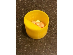 pill container insert household 3d print model - Mito3D