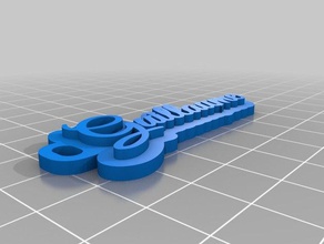 guillaume keychains customized 3d print model - Mito3D