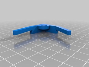 esquina soporte de la cama cristal anet a8 Impresora 3d las piezas mods 3d print model - Mito3D
