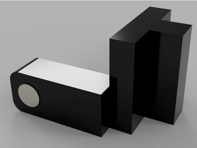 moai sla porta magnetica chiusura Stampante 3d parti 3dprinting peopoly la stampante resina 3D print model - Mito3D
