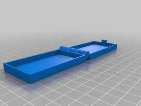 il mio personalizzato cerniera casella di fermo un po ' parametrico stampabile in unico pezzo Stampa 3d prove su misura 3d print model - Mito3D