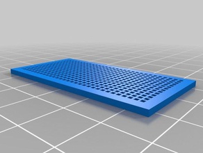 my customized openscad grid creator parameterised pets 3d print model - Mito3D