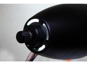 a lâmpada do interruptor botão decoração knob 3d print model - Mito3D