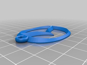 mazda Schlüsselanhänger keychain 3d print model - Mito3D