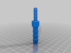 mi personalizados tubo conector de manguera al aire libre y jardín personalizado 3d print model - Mito3D